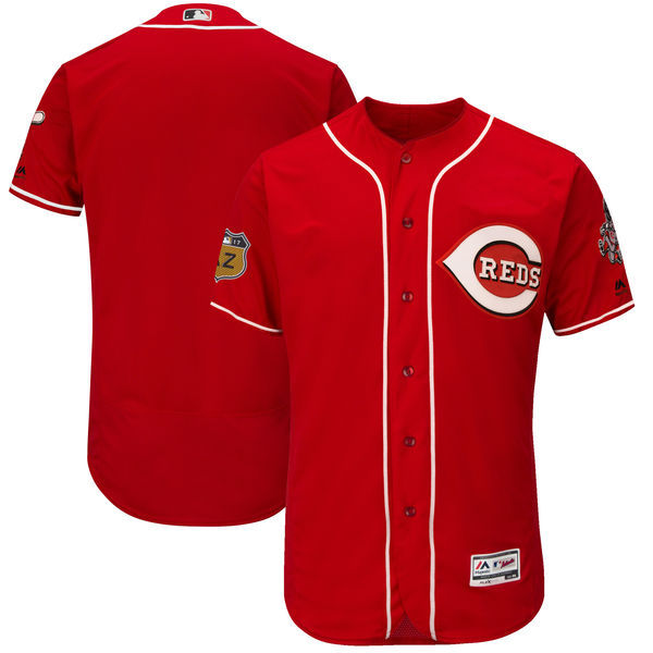 2017 MLB Cincinnati Reds Blank Red Jerseys->chicago white sox->MLB Jersey